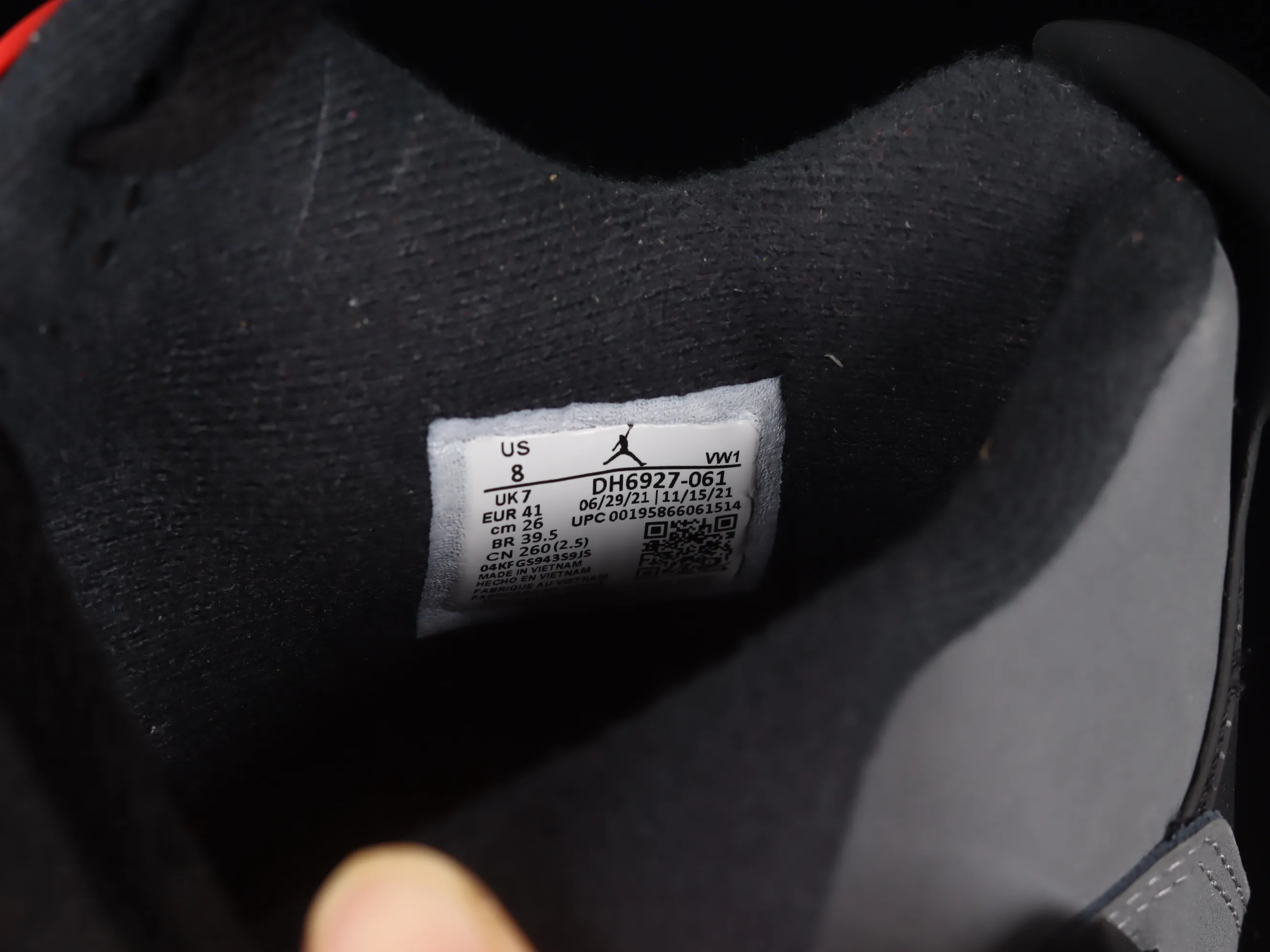 All categories Air Jordan Jordan series basketball shoes Air Jordan 4 LJR version Air Jordan 4 Retro "Infrared" AJ4 Joe 4 black gray infrared DH6927-061